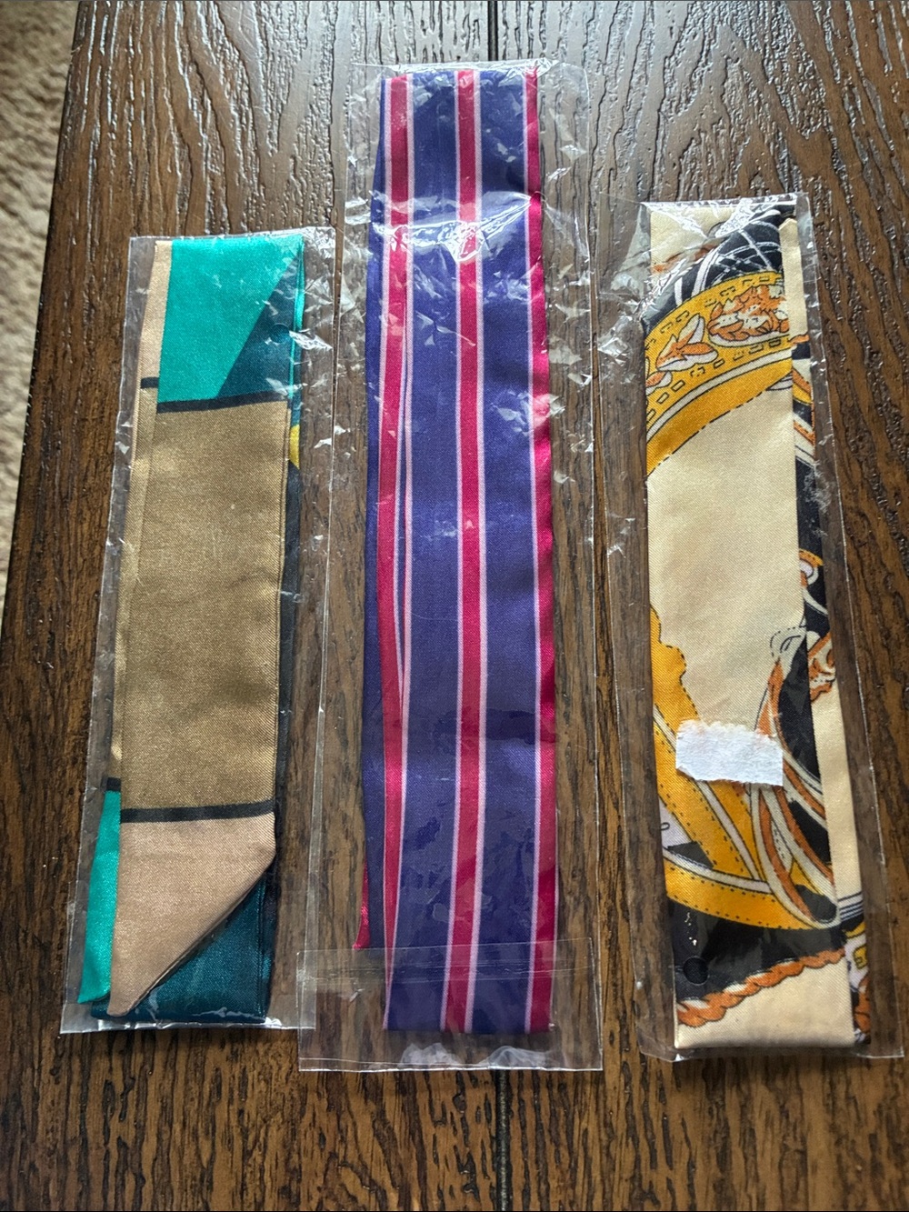 1 Silk scarves Purple
